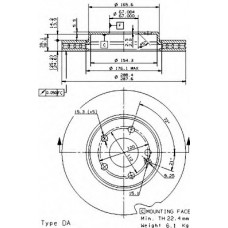 BRECO Δισκόπλακα BS 8498