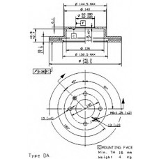 BRECO Δισκόπλακα BS 8512