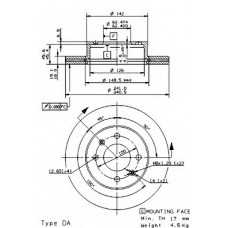 BRECO Δισκόπλακα BS 8515