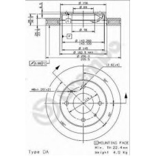 BRECO Δισκόπλακα BS 8532