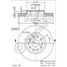 BRECO Δισκόπλακα BS 8542