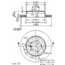 BRECO Δισκόπλακα BS 8545