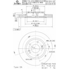 BRECO Δισκόπλακα BS 8552