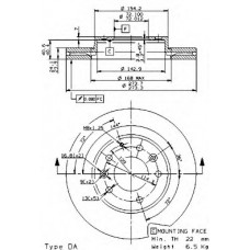 BRECO Δισκόπλακα BS 8554