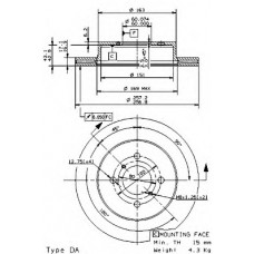 BRECO Δισκόπλακα BS 8558