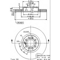 BRECO Δισκόπλακα BS 8585