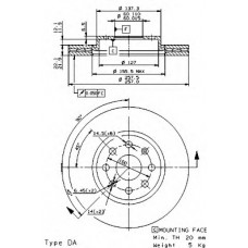 BRECO Δισκόπλακα BS 8599