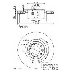 BRECO Δισκόπλακα BS 8615
