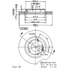 BRECO Δισκόπλακα BS 8658