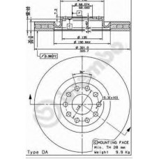 BRECO Δισκόπλακα BV 8428
