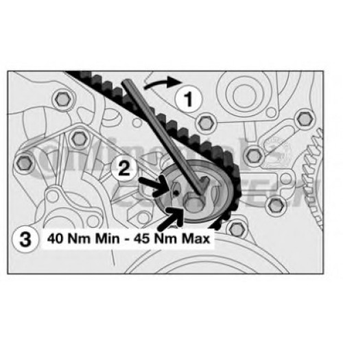 CONTITECH Σετ οδοντωτού ιμάντα CT1055K1