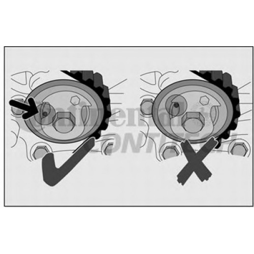 CONTITECH Σετ οδοντωτού ιμάντα CT1055K1