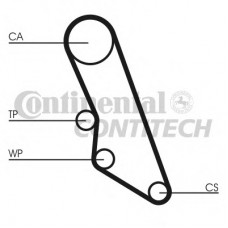 CONTITECH Σετ οδοντωτού ιμάντα CT865K1