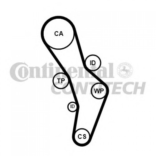 CONTITECH Ιμάντας Χρονισμού CT1056