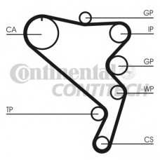 CONTITECH Ιμάντας Χρονισμού CT1120