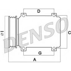 DENSO Συμπιεστής συστήματος κλιματισμού DCP50240