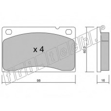 fri.tech. Σετ τακάκια 006.0