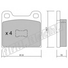 fri.tech. Σετ τακάκια 011.0