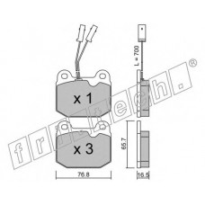 fri.tech. Σετ τακάκια 015.0