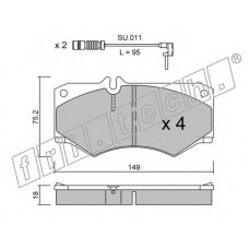 fri.tech. Σετ τακάκια 016.0W