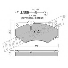 fri.tech. Σετ τακάκια 016.8W