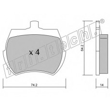 fri.tech. Σετ τακάκια 021.0