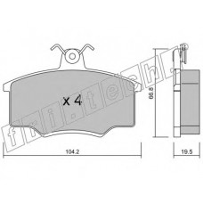 fri.tech. Σετ τακάκια 026.0