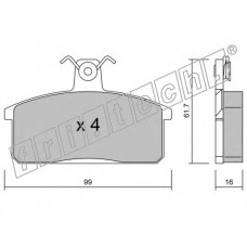 fri.tech. Σετ τακάκια 028.0