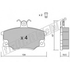 fri.tech. Σετ τακάκια 032.0