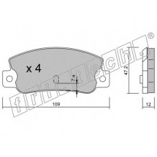 fri.tech. Σετ τακάκια 037.0