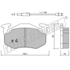 fri.tech. Σετ τακάκια 038.1