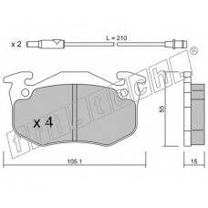 fri.tech. Σετ τακάκια 038.2