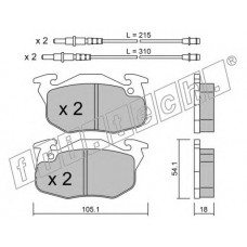 fri.tech. Σετ τακάκια 039.4