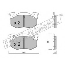 fri.tech. Σετ τακάκια 040.0