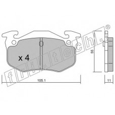 fri.tech. Σετ τακάκια 040.2