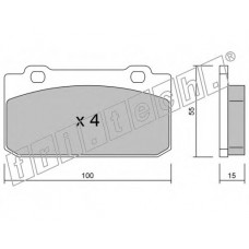 fri.tech. Σετ τακάκια 042.0