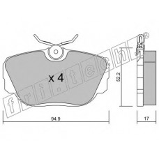 fri.tech. Σετ τακάκια 044.0