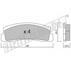 fri.tech. Σετ τακάκια 048.0