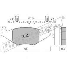 fri.tech. Σετ τακάκια 049.0K