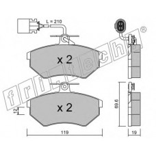 fri.tech. Σετ τακάκια 052.1