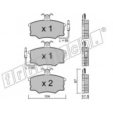 fri.tech. Σετ τακάκια 055.0
