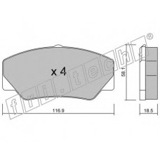 fri.tech. Σετ τακάκια 058.0