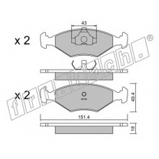 fri.tech. Σετ τακάκια 059.3