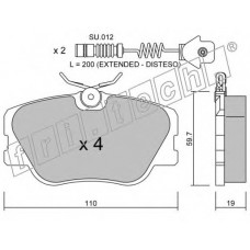 fri.tech. Σετ τακάκια 063.0W