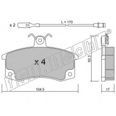fri.tech. Σετ τακάκια 064.1