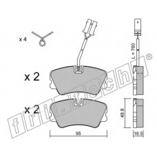 fri.tech. Σετ τακάκια 067.0