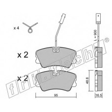 fri.tech. Σετ τακάκια 067.1
