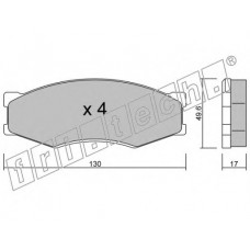fri.tech. Σετ τακάκια 068.0