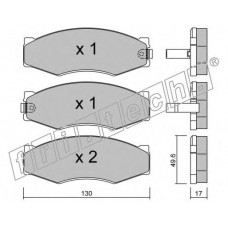 fri.tech. Σετ τακάκια 068.1