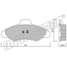 fri.tech. Σετ τακάκια 073.0